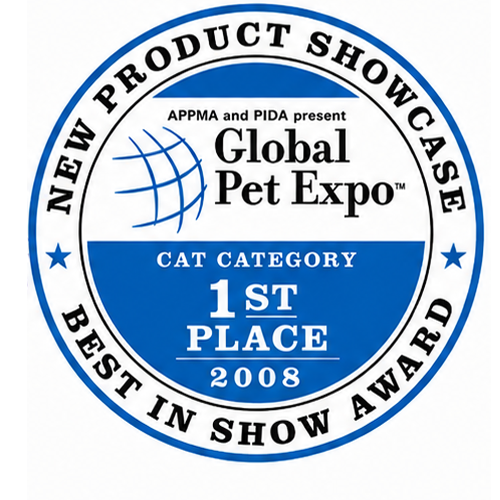 Global Pet Expo Cat Category First Place 2008 Best In Show award badge